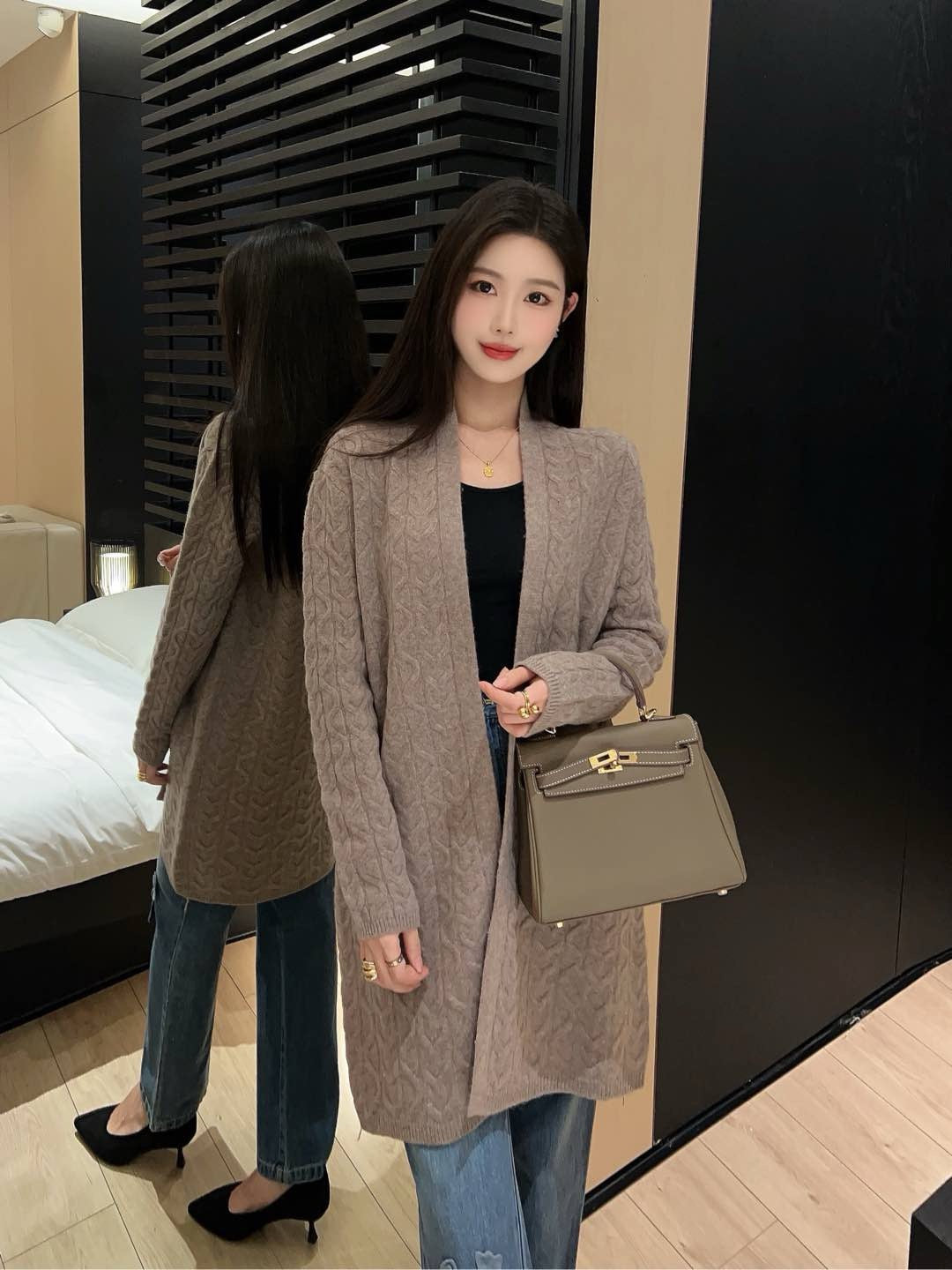 Herm* 25fw wool cardigan