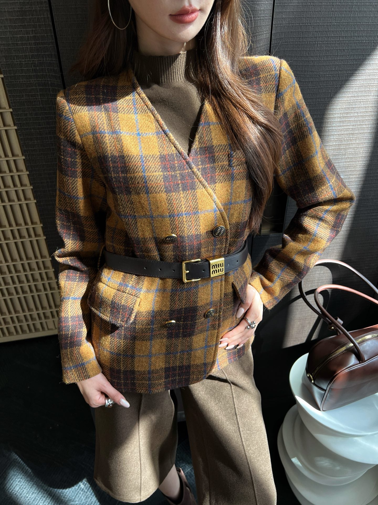 M*u 25fw wool jacket