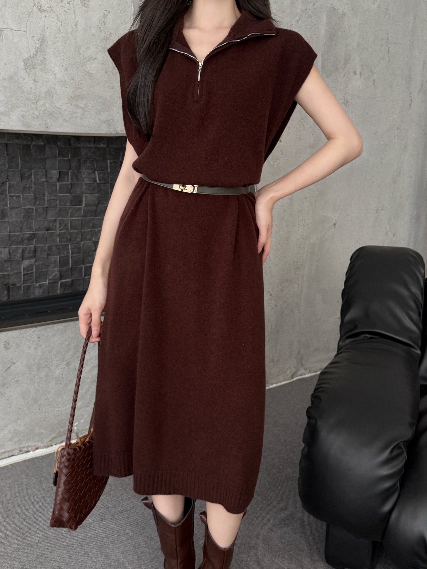 Herm* 25fw knitted dress