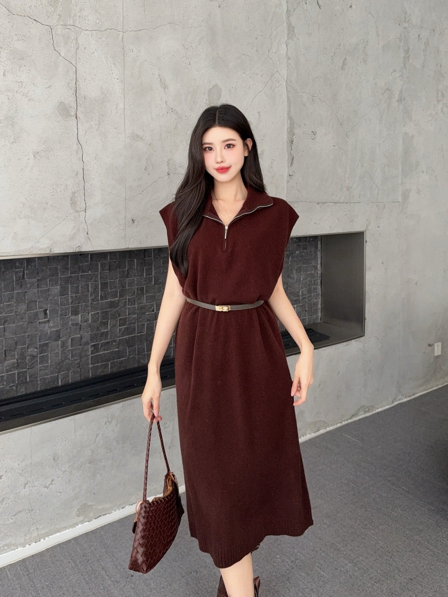 Herm* 25fw knitted dress