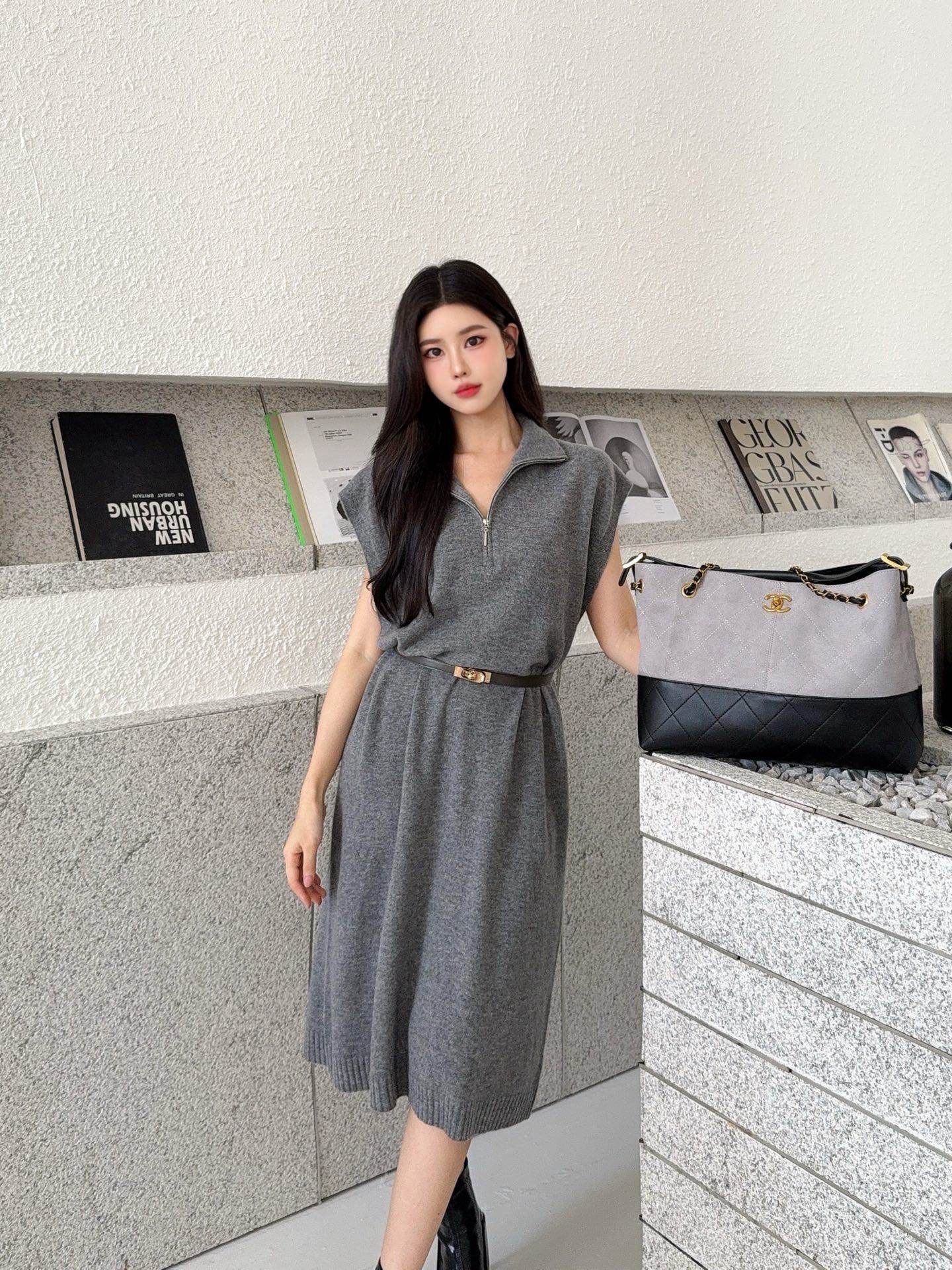 Herm* 25fw knitted dress