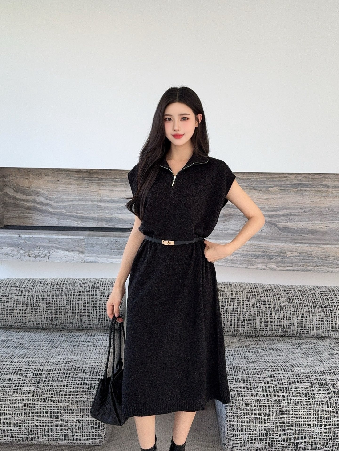 Herm* 25fw knitted dress