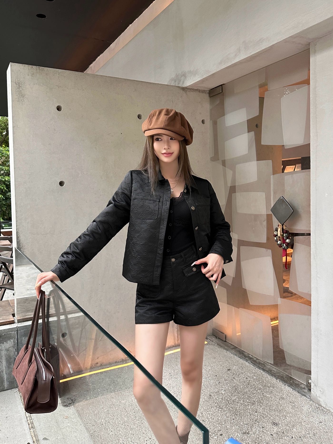 C*nel 25fw jacquard short