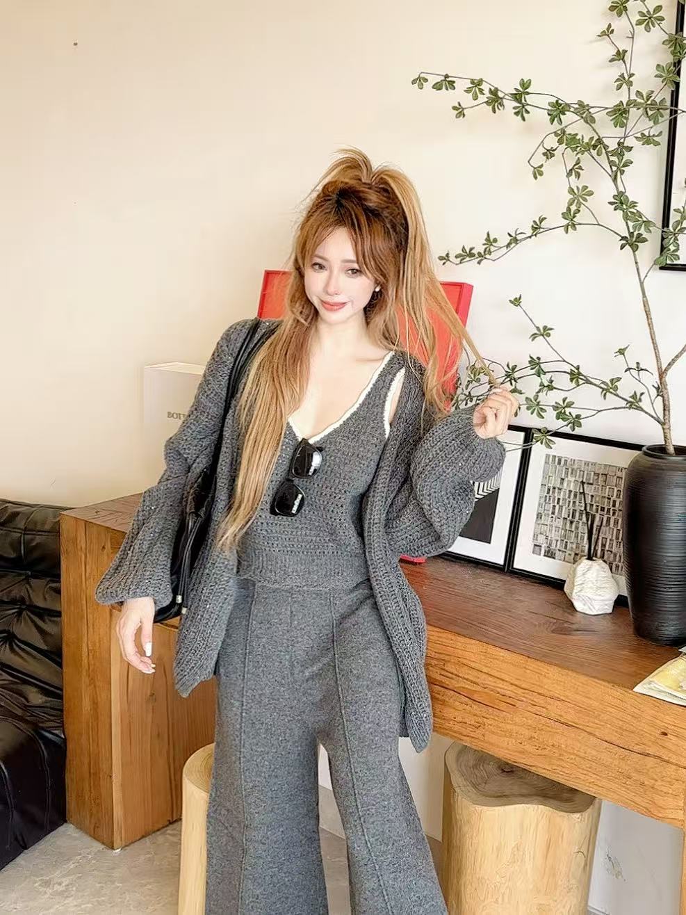 Brune* C 25fw wool suit