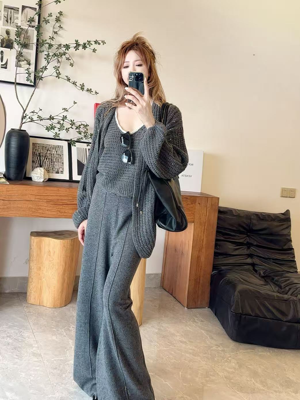 Brune* C 25fw wool suit