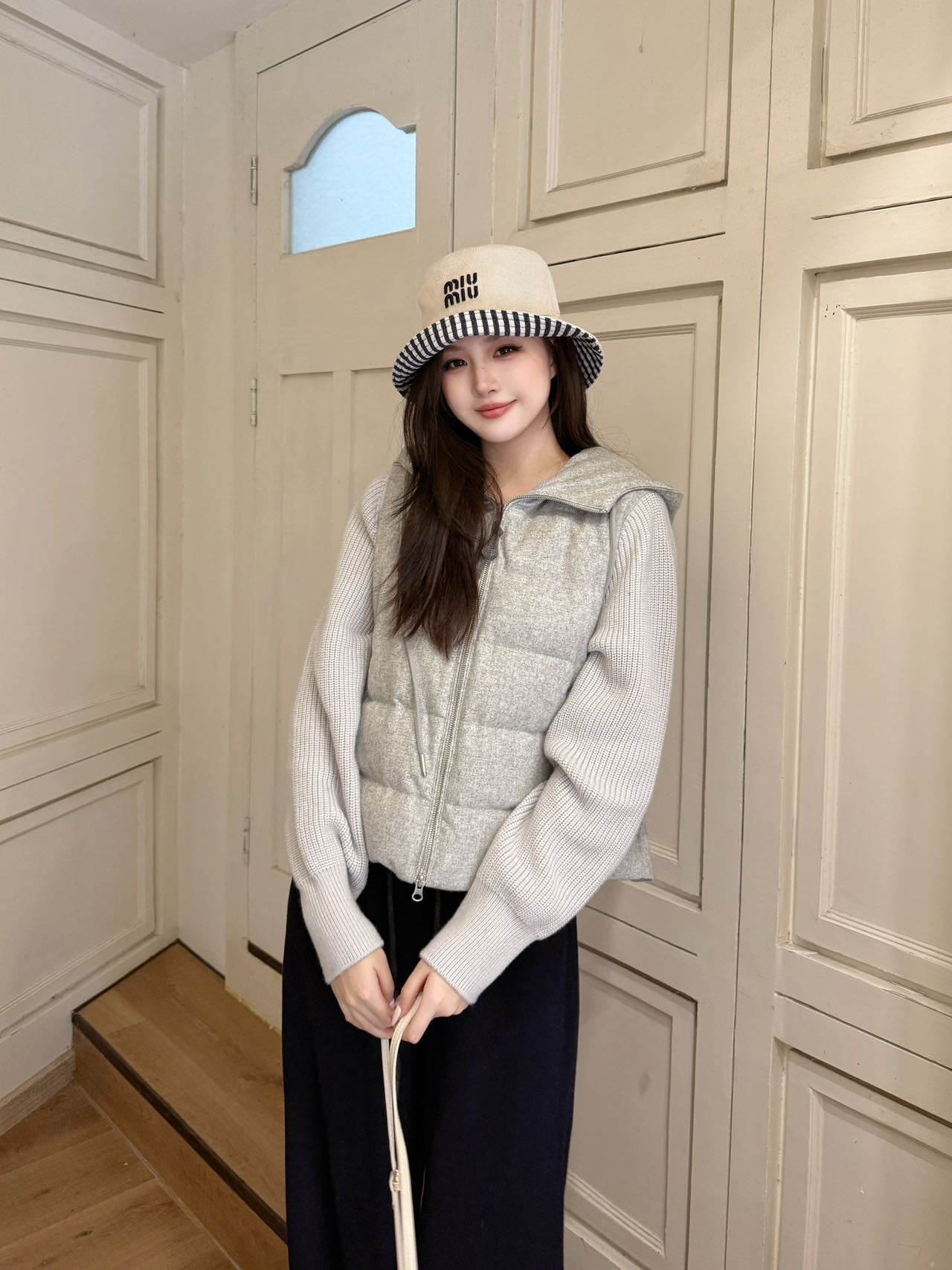 Brune*C 25fw hooded coat