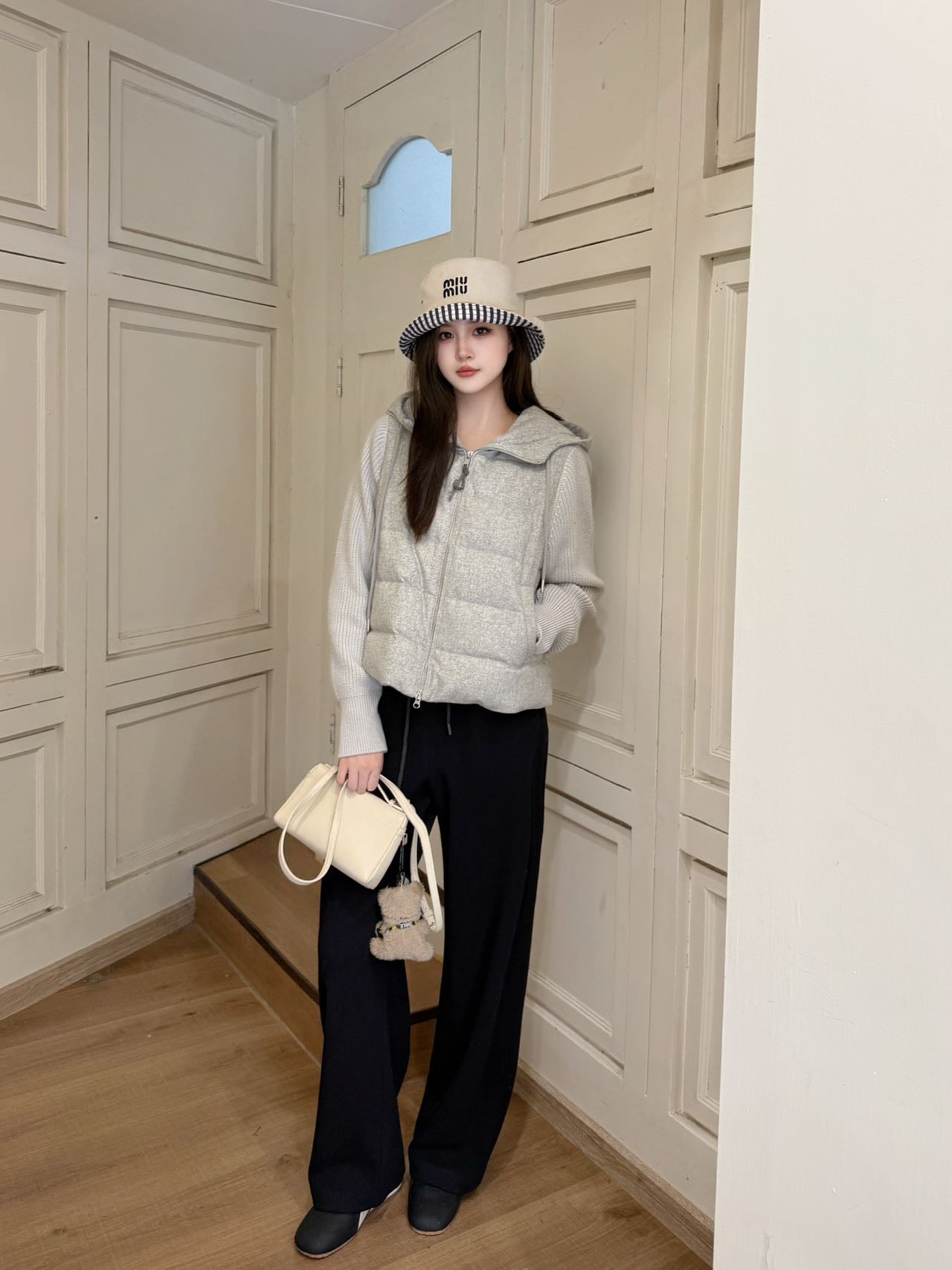 Brune*C 25fw hooded coat