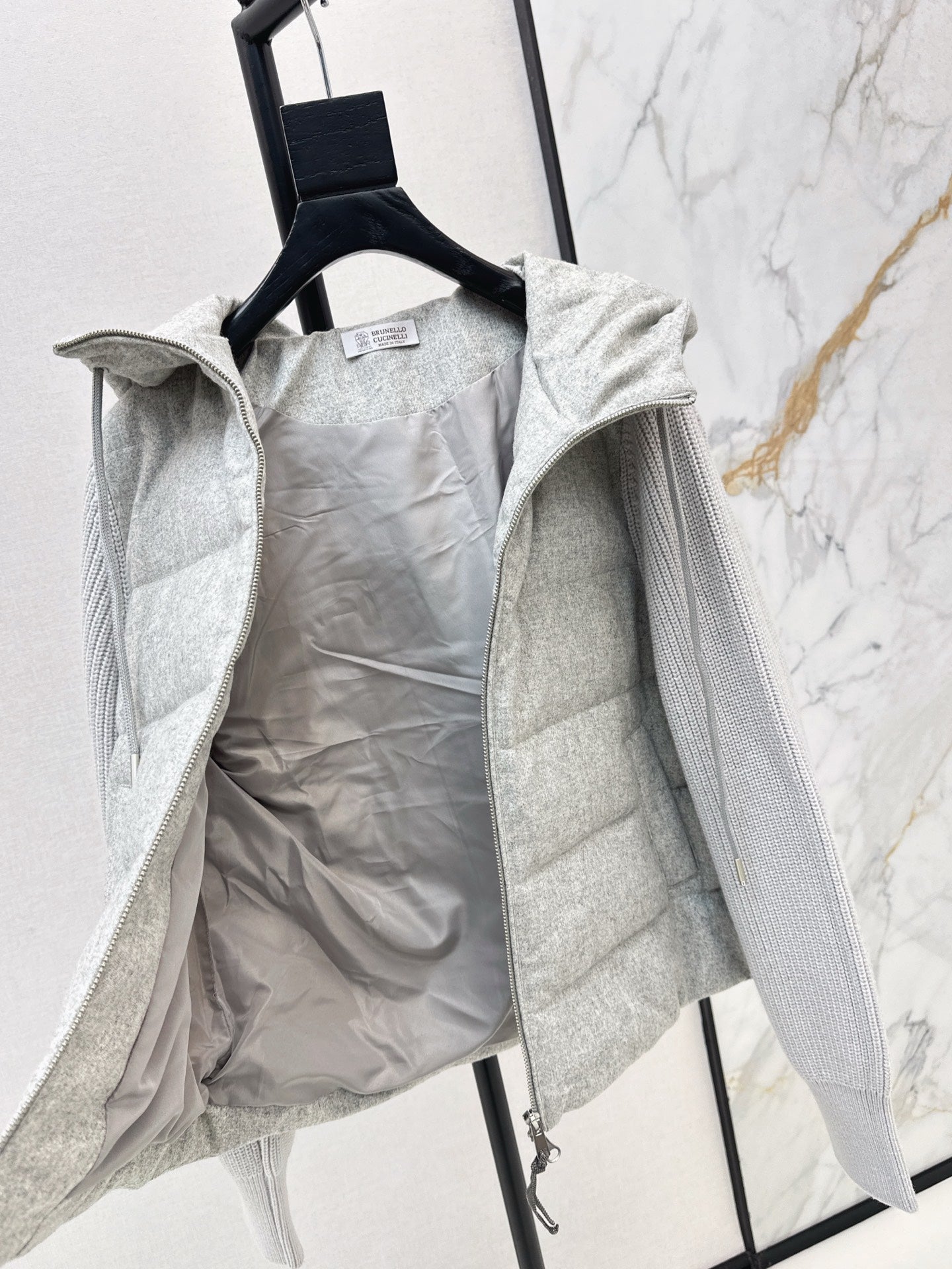 Brune*C 25fw hooded coat