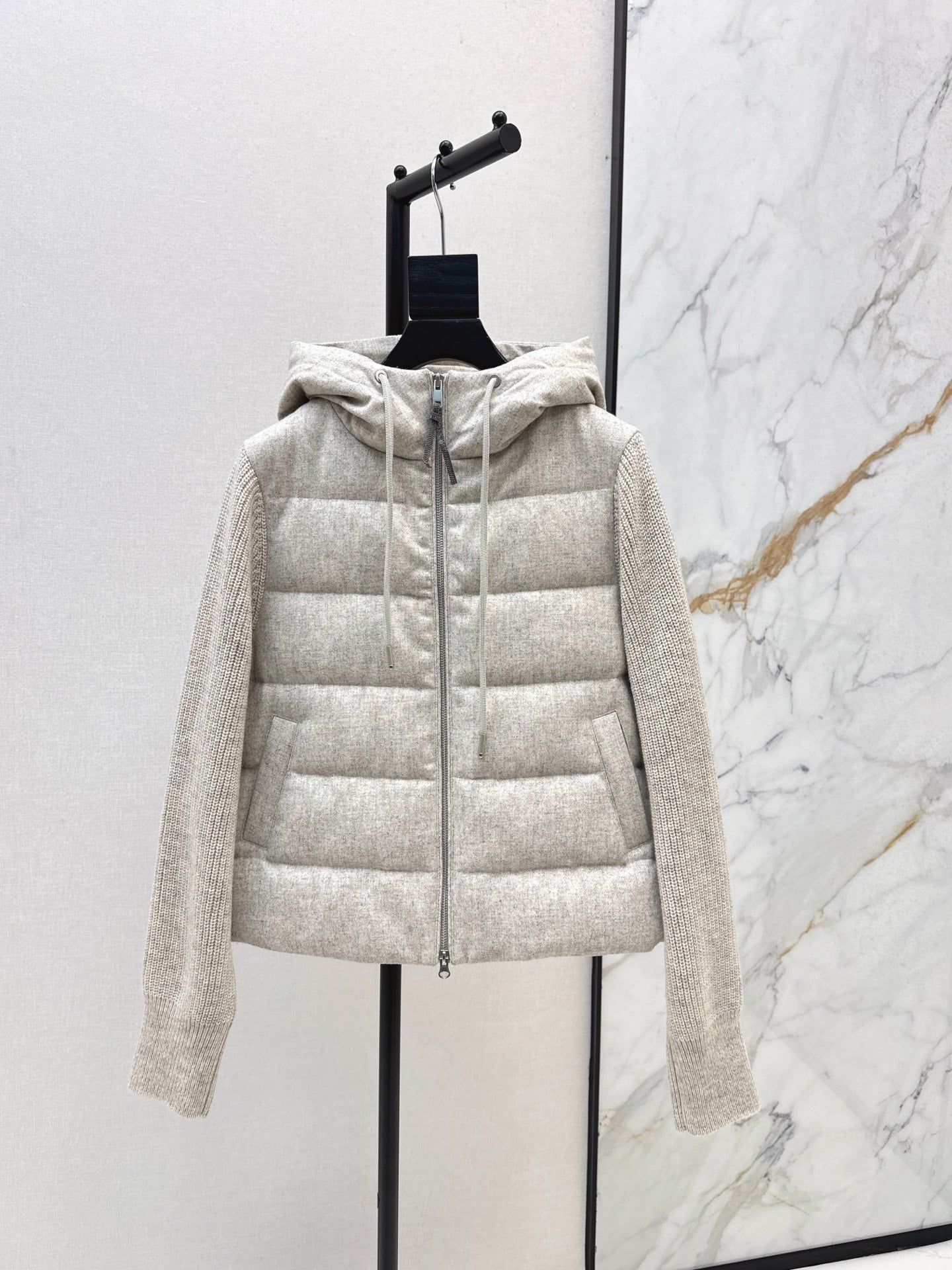 Brune*C 25fw hooded coat