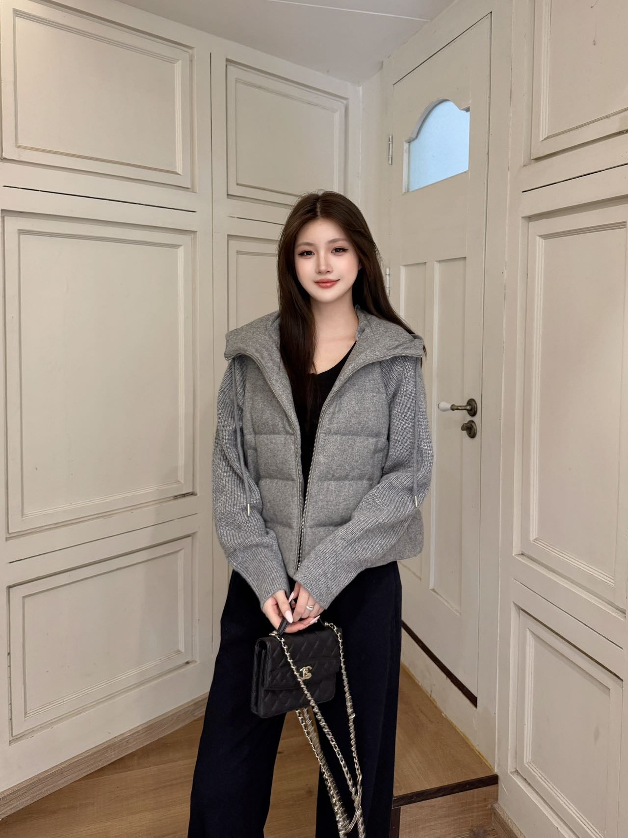 Brune*C 25fw hooded coat