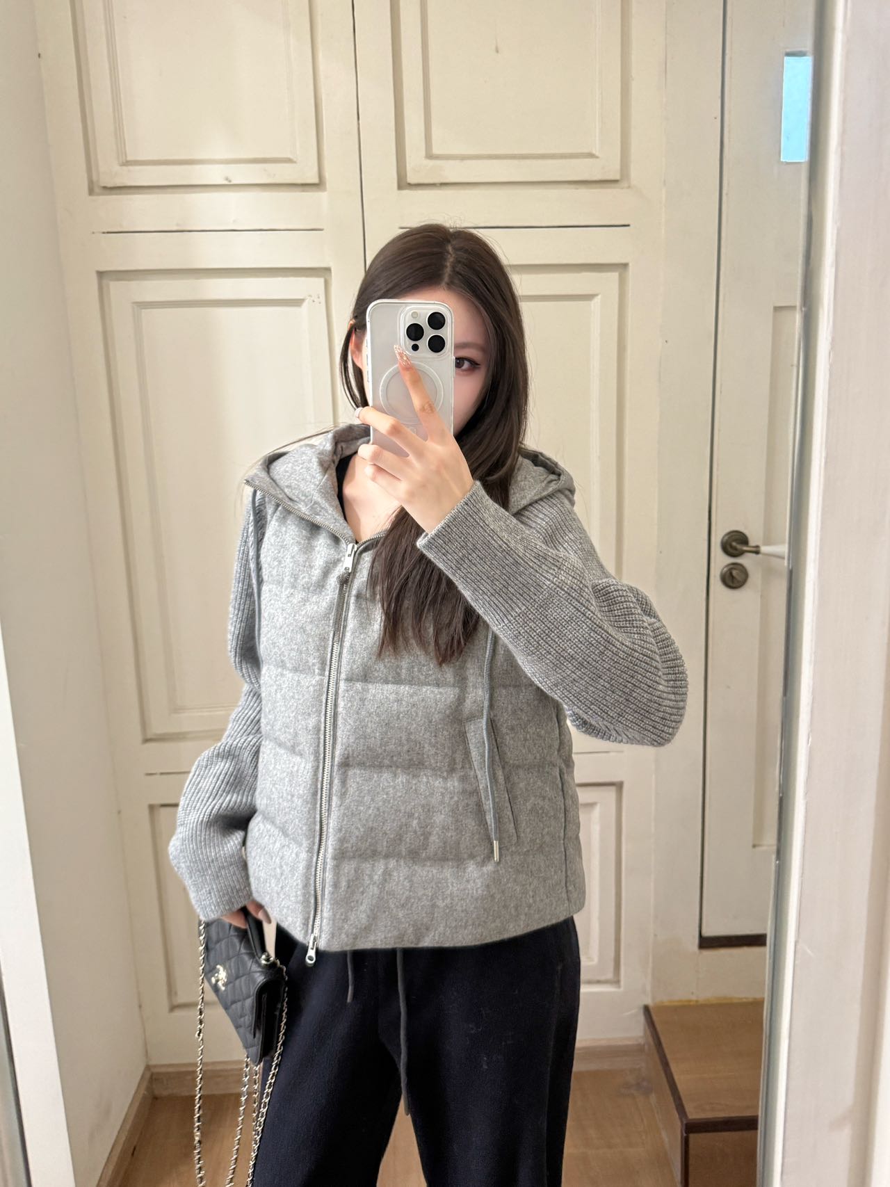 Brune*C 25fw hooded coat