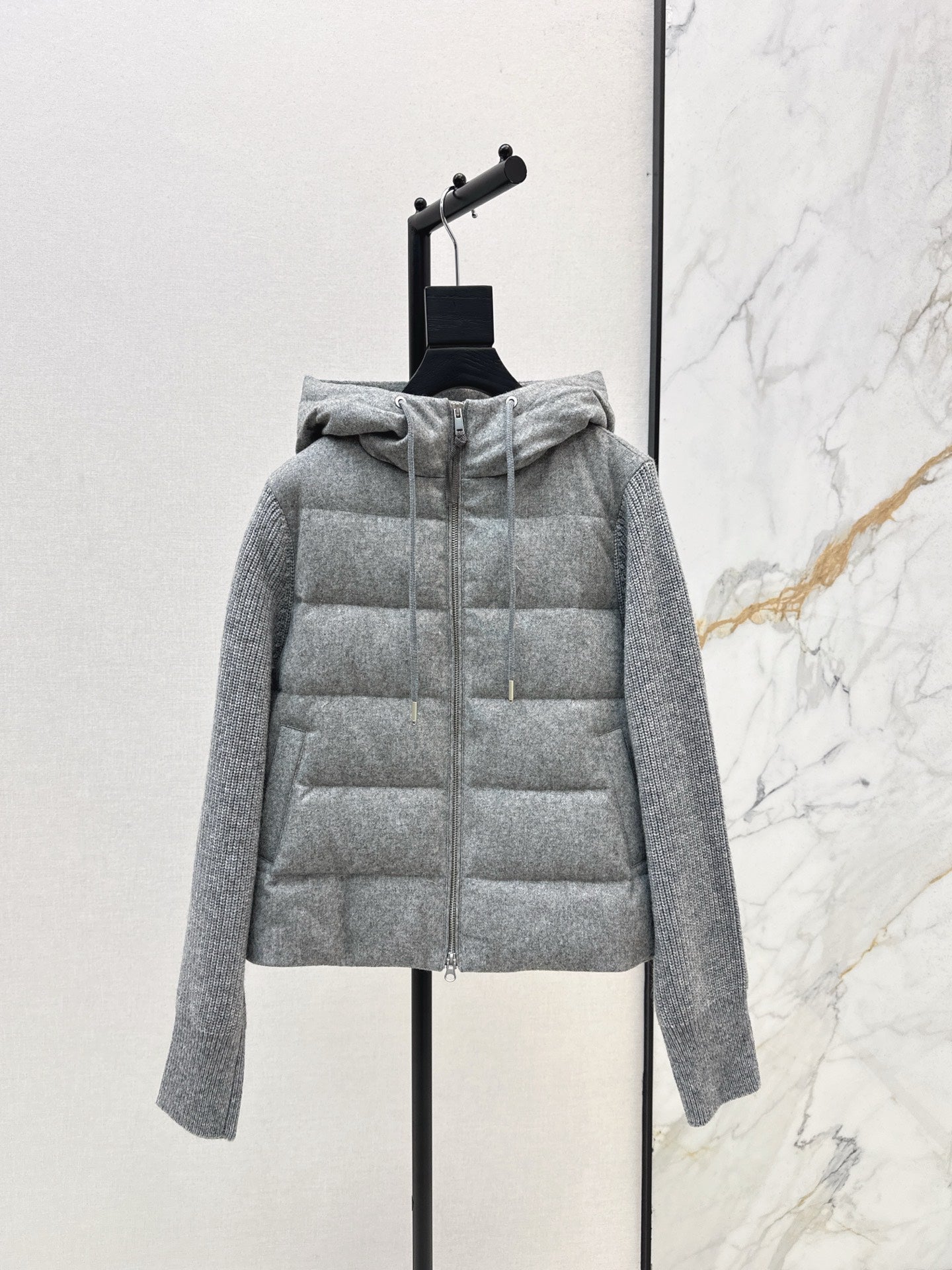 Brune*C 25fw hooded coat