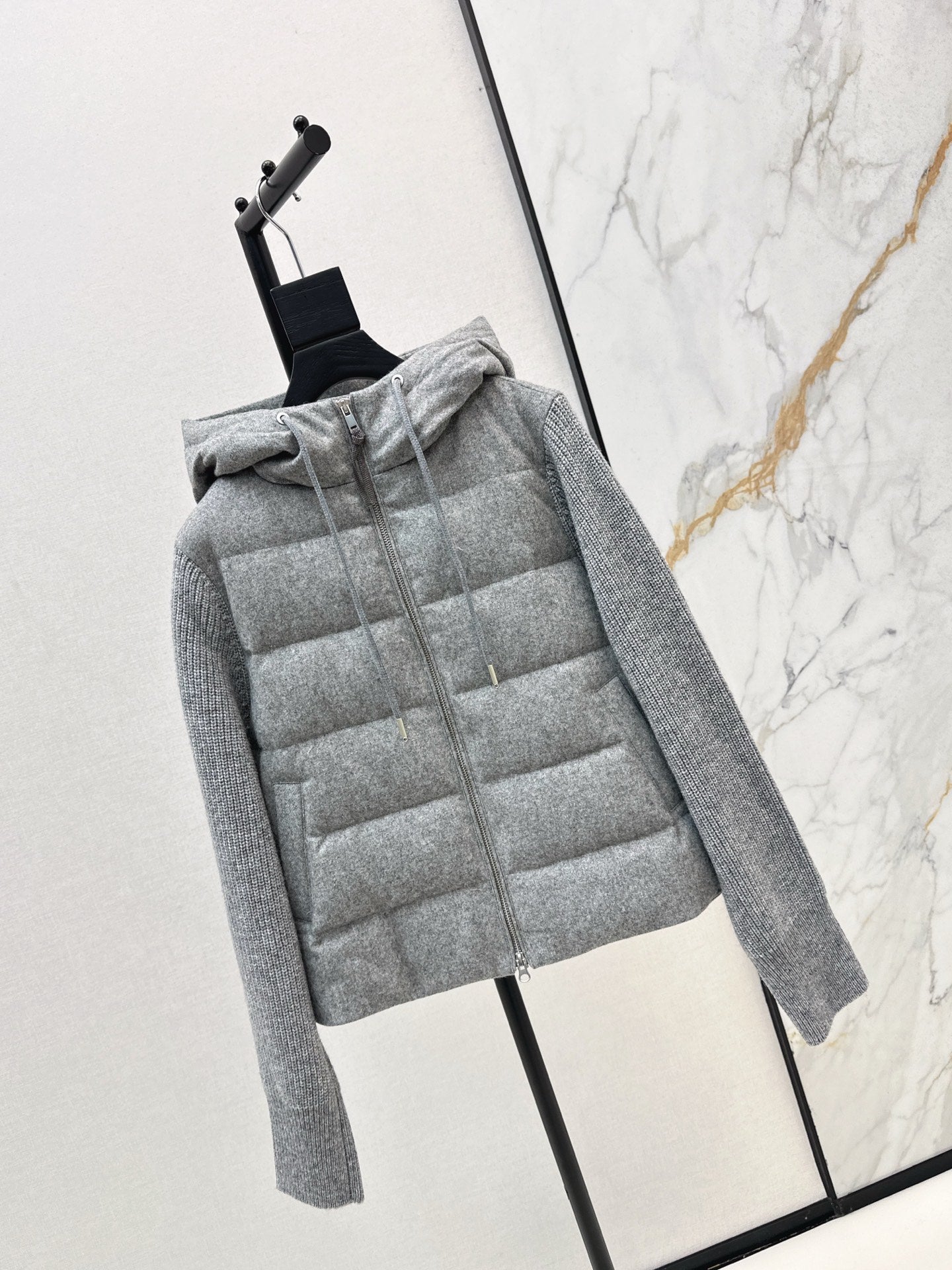 Brune*C 25fw hooded coat