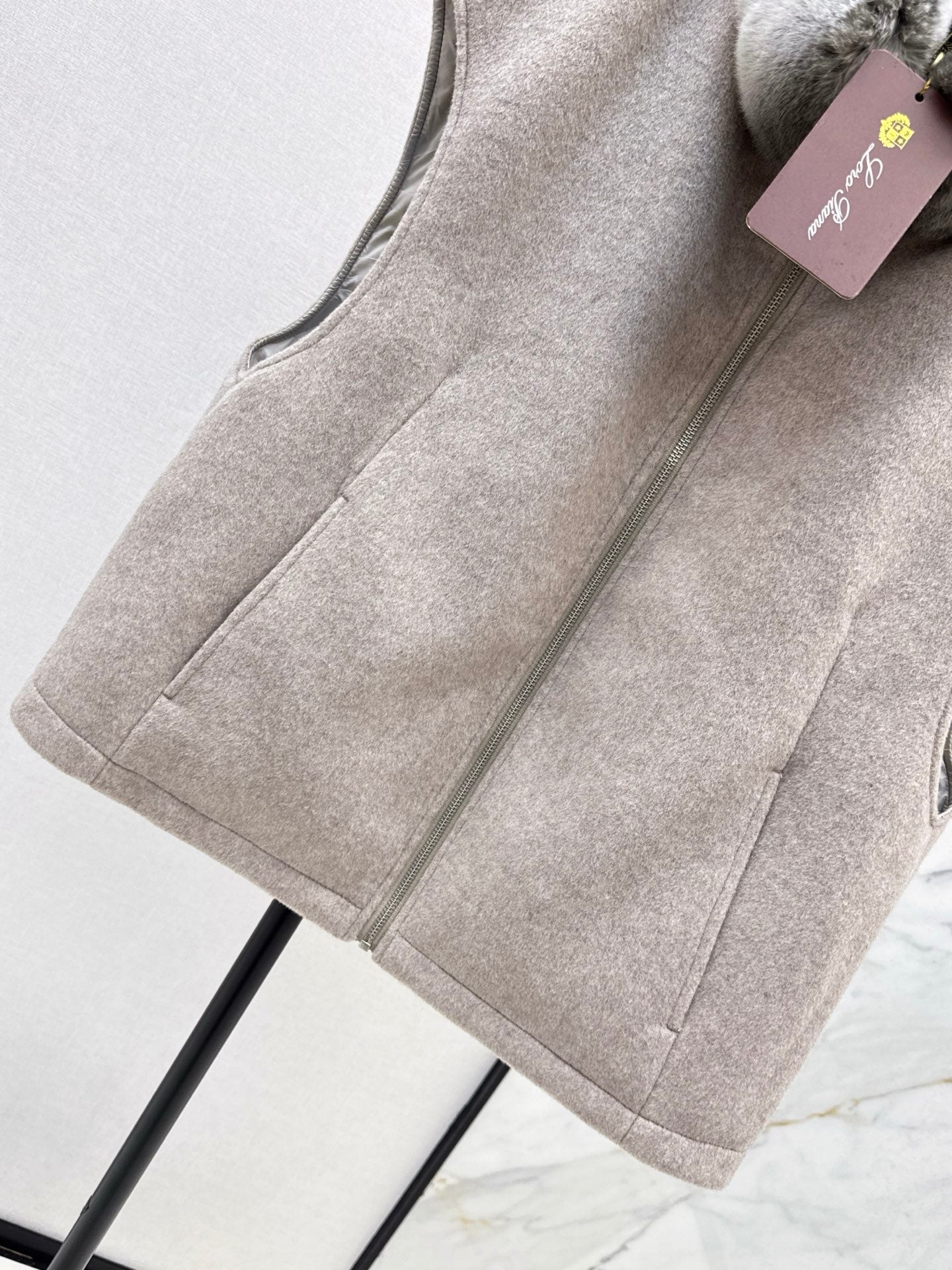 Lor*P 25fw mink fur vest