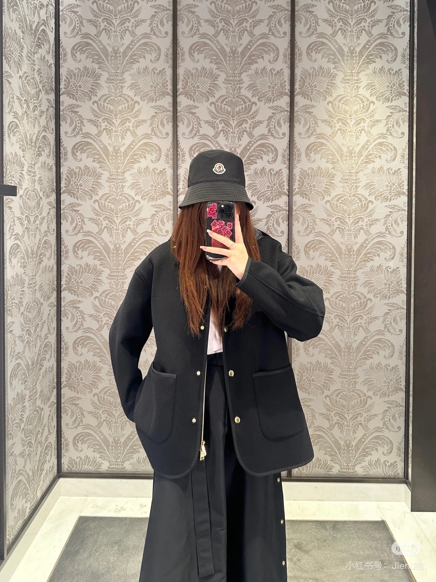 Monc* 25fw cashmere two-piece set