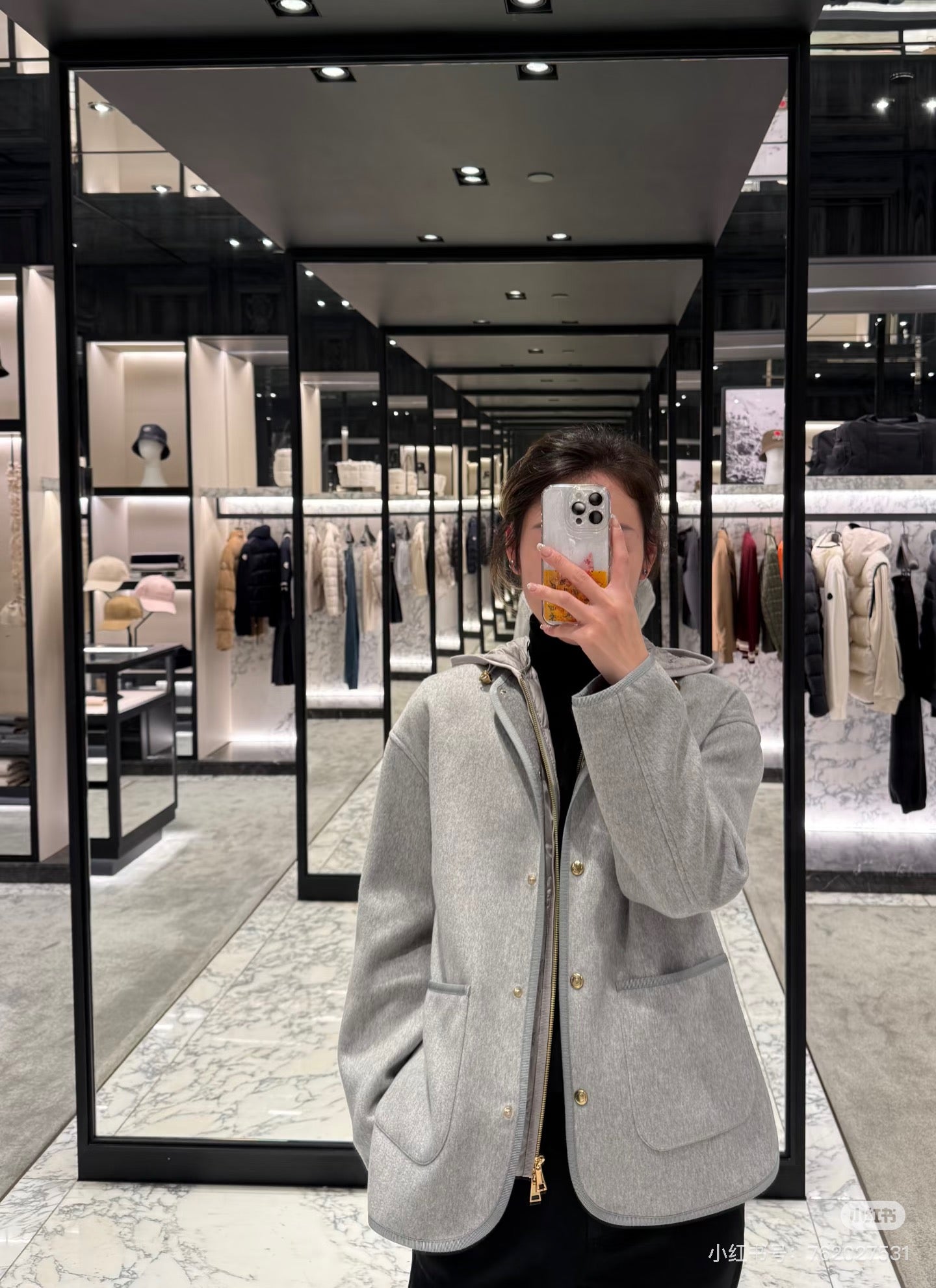 Monc* 25fw cashmere two-piece set