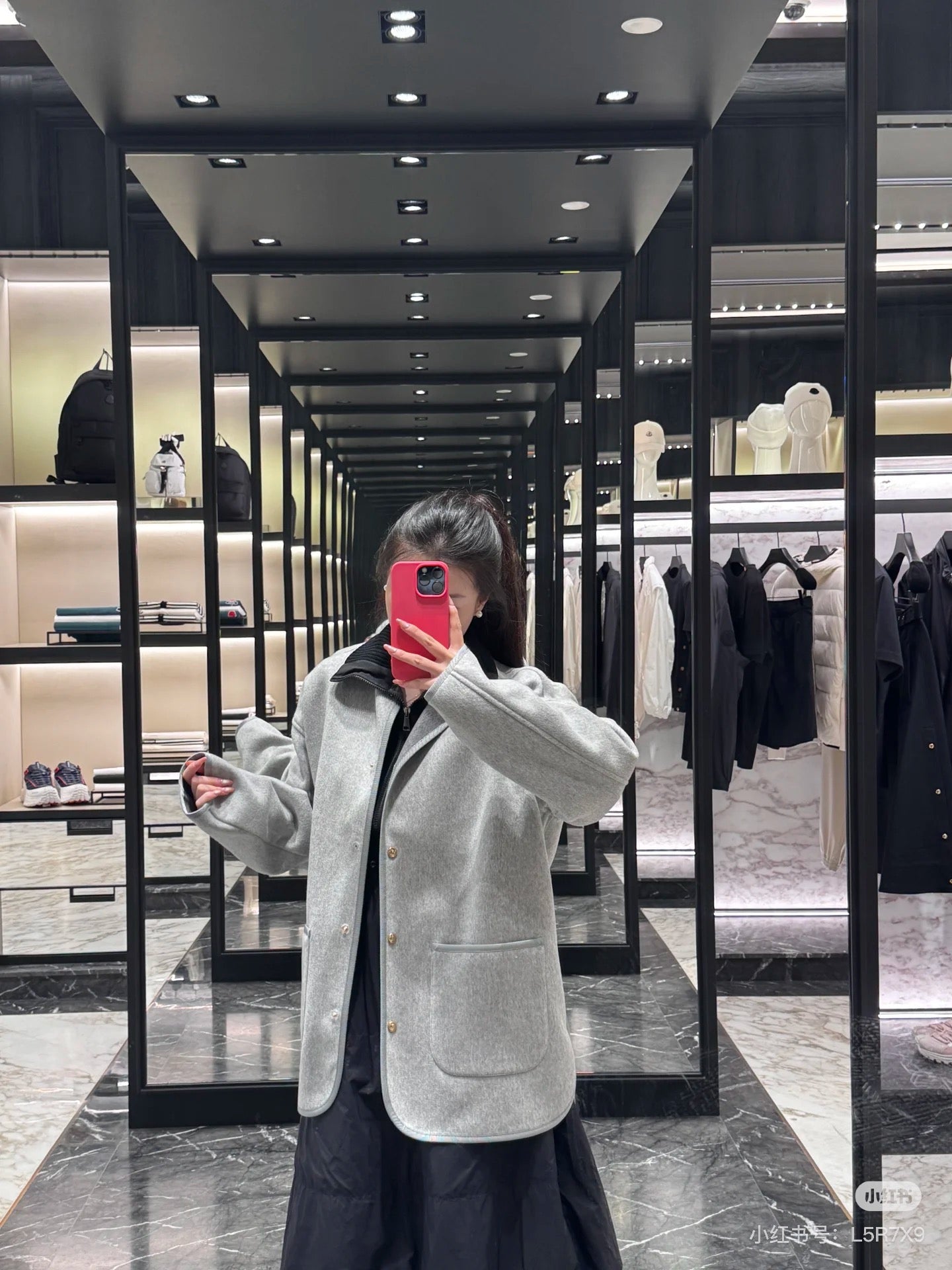 Monc* 25fw cashmere two-piece set