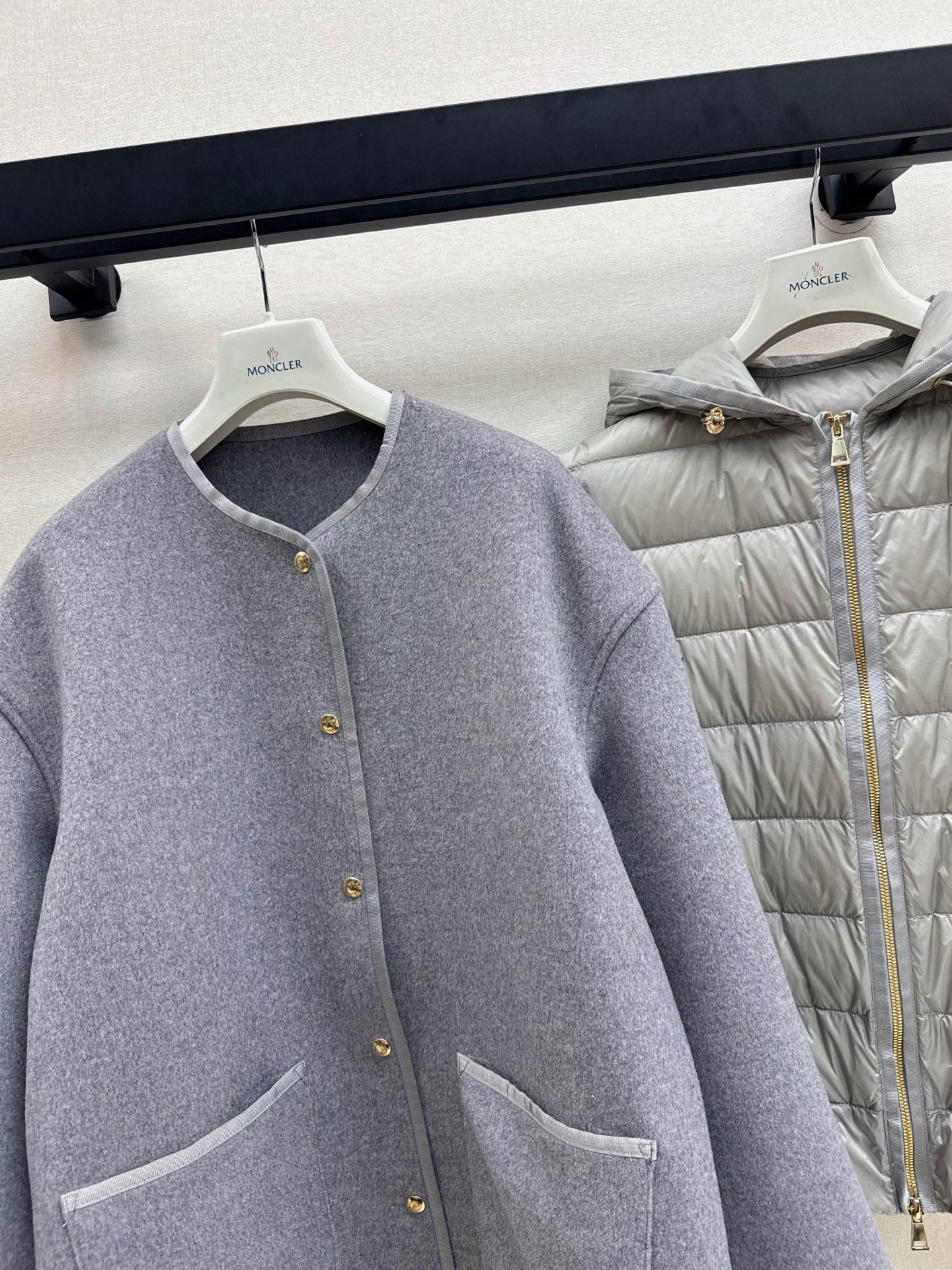 Monc* 25fw cashmere two-piece set